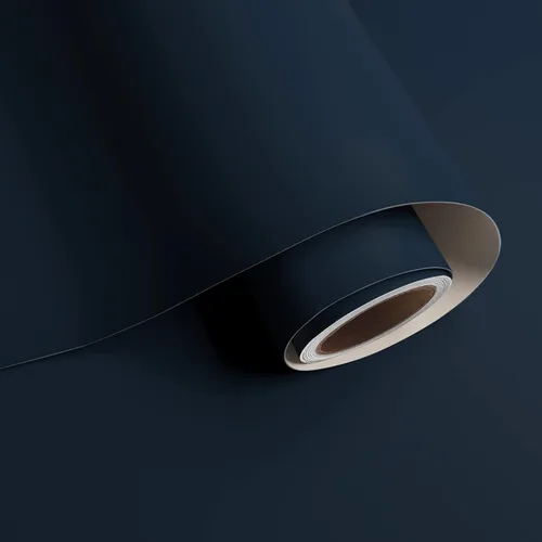 VaryPaper Papel tapiz azul marino de 15.7 x 78.7 pulgadas, papel adhesivo azul moderno para armarios, impermeable, autoadhesivo, extraíble, para