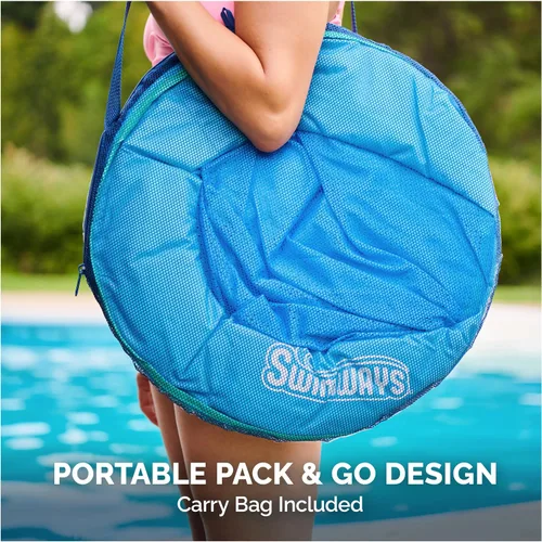 Miniatura 5 de SwimWays Spring Float Premium Hamaca Flotante para Piscina, Flotadores de Piscina Inflables para Adultos con Inflado Rápido para Edades de 15 años