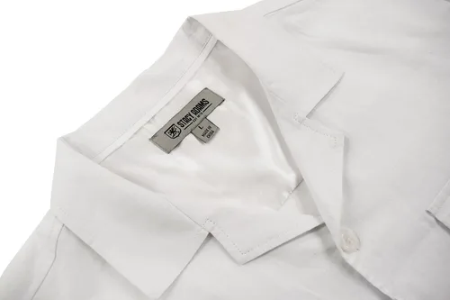 Miniatura 3 de STACY ADAMS Conjunto de camisa y pantalón de lino para hombre