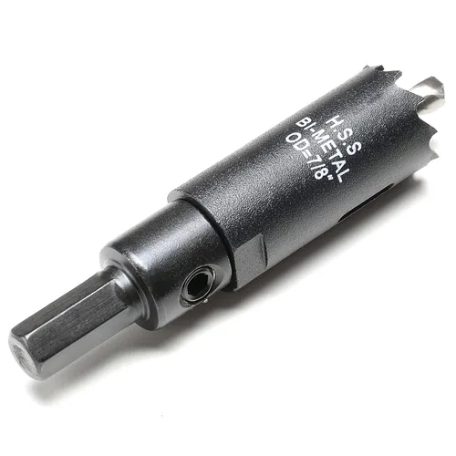 Miniatura 56 de Sierra de agujero de 4 1/8” (105mm) para madera y plástico, broca de corte de núcleo de sierra de agujero HSS bimetálica para paneles de yeso, Rojo