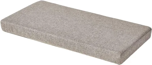 Miniatura 12 de Cojín de banco de piano de 32 x 12 pulgadas para almacenamiento de zapatos en interiores con lazos, antideslizante, para mesa de picnic y asiento