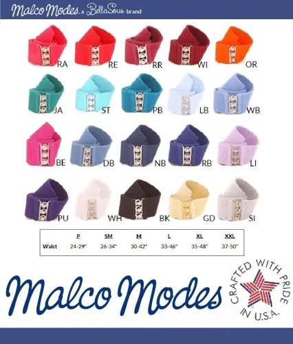 Miniatura 4 de Malco Modes cinturón elastizado, tallas grandes, para mujer, XL, Blanco