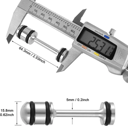 Miniatura 6 de LS Billet Tapón Trasero de Galería Desviador de Aceite Barbell compatible con GM Gen III y IV LS1 LS3 LS2 LQ4 LQ9 LS6 L92 L33 L99 Desviador