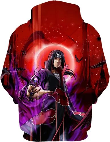 Miniatura 2 de Pgydyd Unisex Anime Hoodie Cosplay Sweatshirt Long Sleeve Pullover 3d Printing Hoodies