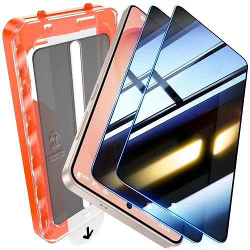 Miniatura 16 de UniqueMe Protector de pantalla de privacidad para S24 Ultra - Paquete de 2 protectores de pantalla de privacidad para Samsung Galaxy S24 Ultra