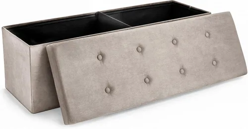 Sorbus – Banco otomano plegable, De Almacenamiento Con Tapa – perfecto para juguetes y zapatos, Otomano, asiento, reposapiés, color contemporáneo,