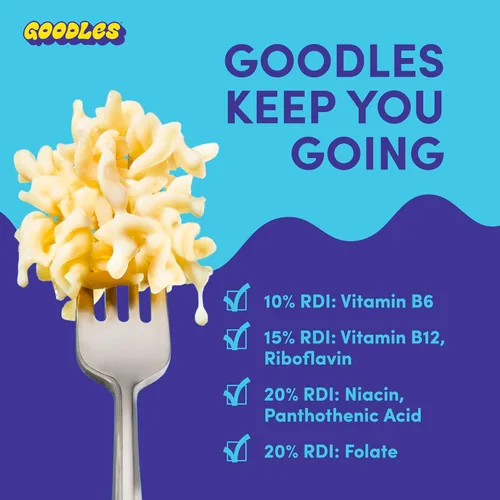Miniatura 4 de Goodles Twist My Parm Asiago y parmesano con espirales, lleno de nutrientes con queso real, fibra, proteínas, prebióticos, plantas y verduras, sin