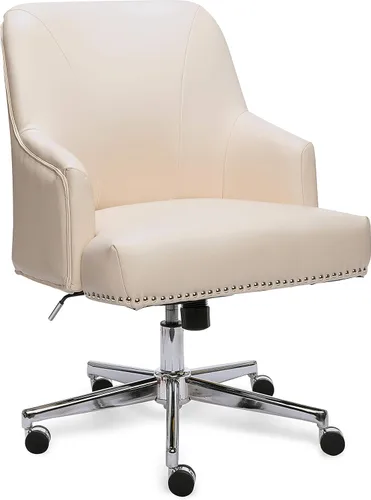 Miniatura 4 de Serta Style Leighton - Silla de oficina en casa, tela de sarga lila fresca Recolección Gris