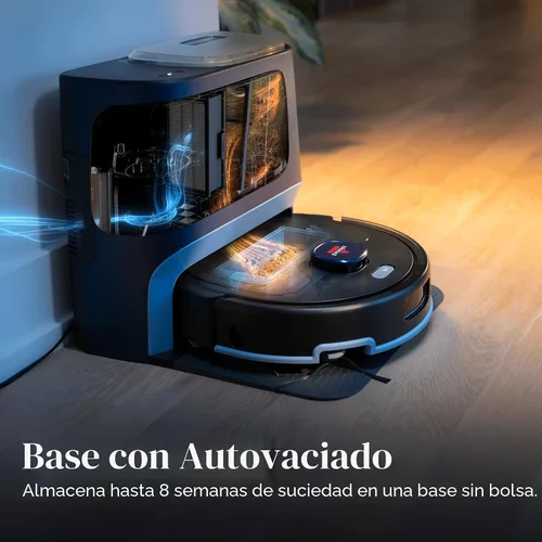Miniatura 7 de Bissell FlexClean FurForce Robot Aspirador y trapeador sin enredos, rollo de cepillo para mascotas sin enredos, navegación LiDAR y almohadilla