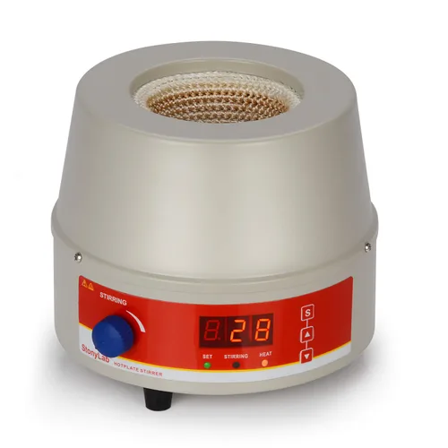 Miniatura 4 de stonylab Manto de calentamiento eléctrico con agitación, calentamiento ajustable y revolviendo Electromantles Manto de calefacción electrotérmica