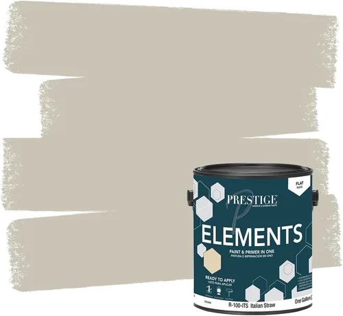 Miniatura 22 de PRESTIGE Paints Elements - Pintura interior e imprimación en uno, cáscara de huevo, 1 galón, gris cabo