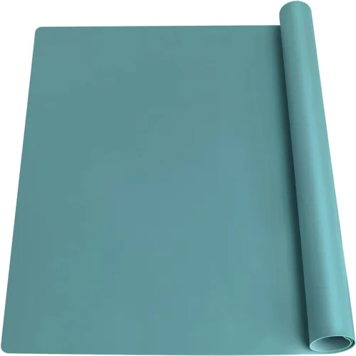 Miniatura 17 de Tapete de silicona extra grande para encimera de cocina, 36 x 24 pulgadas, tapete de silicona para mesa de resina, tapete resistente al calor