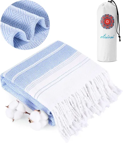 Miniatura 10 de Manta Gigante Extra Grande Fina Manta Boho Antfuny Manta de Playa Turca Toalla Jumbo Extra Grande XL XXL Grande Sobredimensionada Accesorios