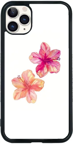 Miniatura 384 de Funda de teléfono de playa de verano a prueba de golpes y protectora con hibisco, bonitas fundas de teléfono para iPhone XR jamaica (Hibiscus Flower)