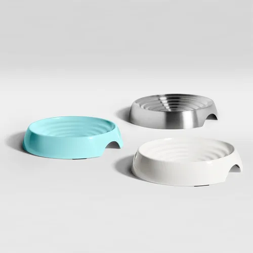 Miniatura 7 de CatGuru - Tazón para comida de gato, alivia la fatiga de los bigotes, plato ancho para gato, tazones antideslizantes para gatos, tazones poco