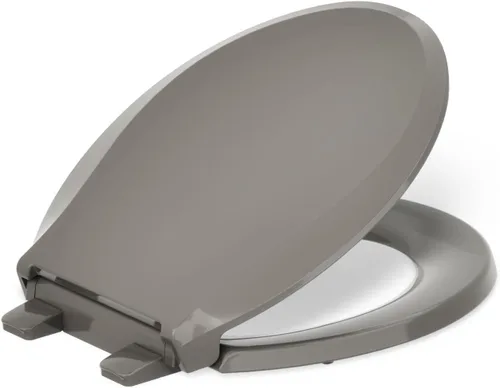 Miniatura 43 de KOHLER 4636-RL-0 Cachet ReadyLatch - Asiento de inodoro alargado con cierre lento, asiento de inodoro de cierre suave con tapa silenciosa, topes