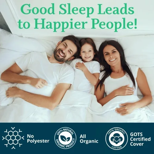 Miniatura 8 de All Natural almohada de látex con cubierta de algodón orgánico