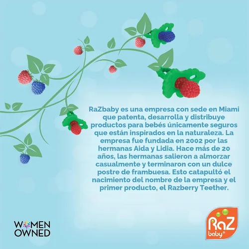 Miniatura 9 de RaZbaby - Mordedor de silicona suave para bebés de 3 meses o más, con cerdas masajeadoras para aliviar la dentición, chupete de dentición, calma