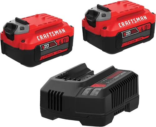 Miniatura 13 de CRAFTSMAN V20 4Ah batería de iones de litio para herramientas eléctricas, paquete de 2 (CMCB204-2)