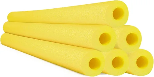 Miniatura 16 de Hanaive 6 paquetes de fideos de piscina, tubo de espuma flotante para natación de 52 pulgadas, fideos huecos a granel, flotadores resistentes