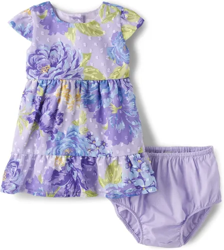 Miniatura 2 de The Children's Place Trajes familiares a juego para niños, mamá y yo, papá e hijo, bebé, colección Purple Party