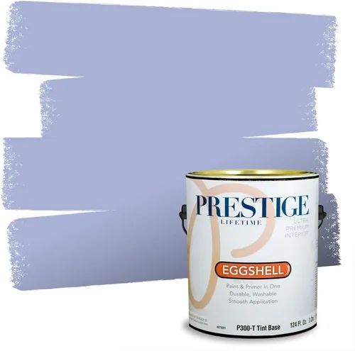 Miniatura 148 de Prestige Paints. - Base y pintura para exteriores en un solo galón, 1 galón. plano, comparable con Sherwin Williams Topsail. SW6799-PCM