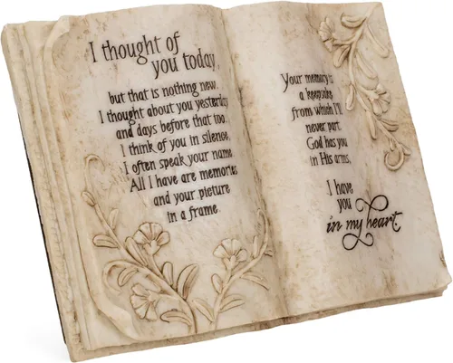 Miniatura 3 de Jozie B 246200 Thought of You Today in Memory - Placa para libro de recuerdos