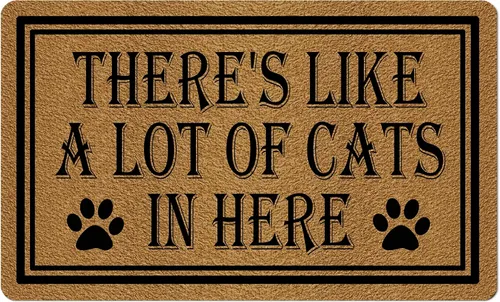 Miniatura 8 de Nobranded Tapete de bienvenida (29.5 x 17.7 pulgadas) antideslizante, divertido tapete personalizado para decoración del hogar en puerta, cocina