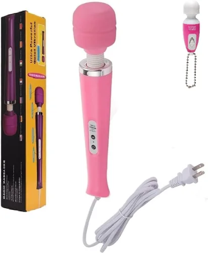 Gajoin - Masajeador vibratorio eléctrico de mano grande para mujer, para adultos, recuperación deportiva, dolor ACH, hombro, cuello, pierna, mano,