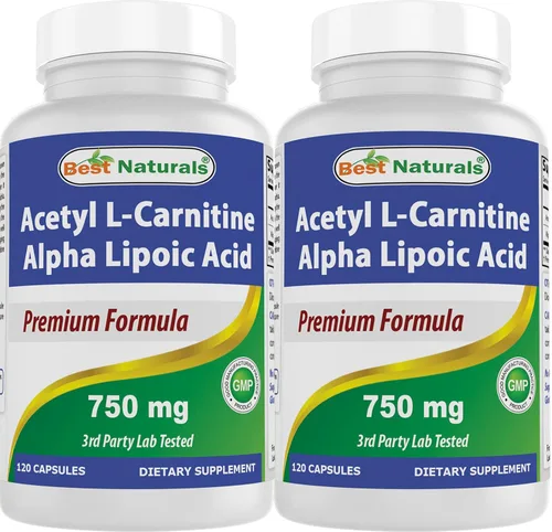 Miniatura 8 de Best Naturals Acetil L-carnitina y ácido alfa lipoico 750 mg 120 cápsulas (120 unidades (paquete de 3))