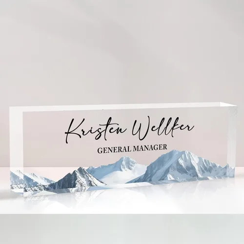 Miniatura 8 de Placa de Nombre de Escritorio Personalizada, Placa de Nombre Personalizada para Escritorio, Decoración de Escritorio de Oficina, Placa Personalizada