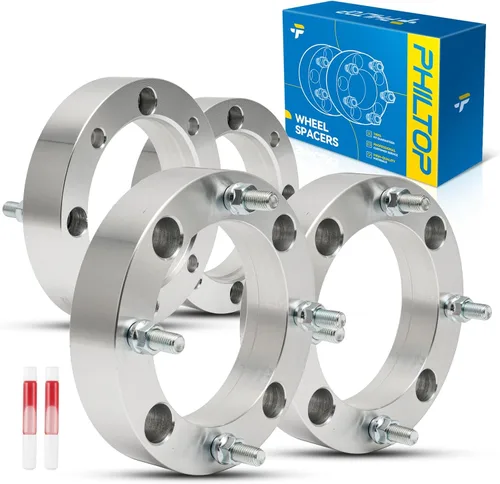 Miniatura 95 de PHILTOP Espaciador de rueda de 4 x 4 de 2 pulgadas, espaciadores de rueda centrados en las lengüetas para Polaris Trail Boss 330 2003-2013, Trail