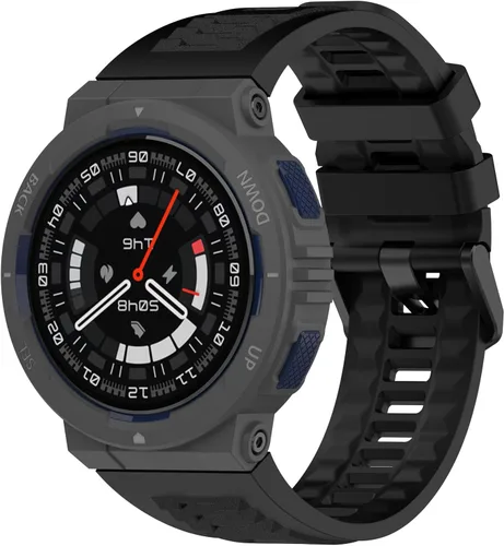 Miniatura 6 de TenCloud Paquete de 2 bandas de borde activo para hombres y mujeres, accesorios para reloj inteligente Amazfit Active Edge (A2212), correas de reloj