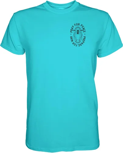Miniatura 2 de Combat Iron Camiseta deportiva de manga corta para hombre Pray for Peace, Prepare for War