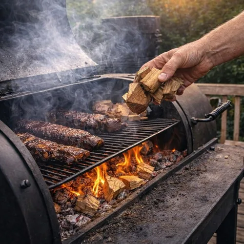 Miniatura 9 de Cattleack Smok'in Tinder Trozos de madera para ahumar carne, eleva tu barbacoa con trozos de parrilla de primera calidad, aproximadamente 10 libras