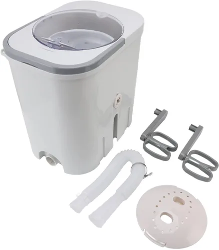 Miniatura 9 de Gonetre Lavadora de manivela manual Lavadora de ropa manual no eléctrica ahorro de energía portátil lavadora de manivela para dormitorio pequeño