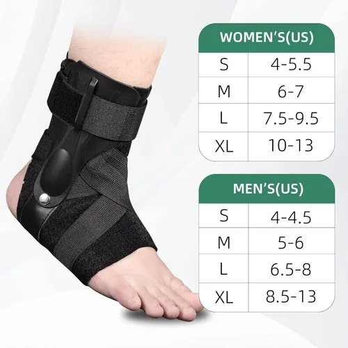 Miniatura 5 de Tobillera transpirable para lesiones deportivas, esguince para lesiones de ligamentos y tobillos inestables, soporte de tobillo y estabilizador