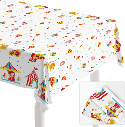 Miniatura 10 de KatchOn, Mantel de dinosaurio extra grande para cumpleaños, 108 x 54 pulgadas, paquete de 2 manteles de dinosaurio para fiesta de cumpleaños, mantel