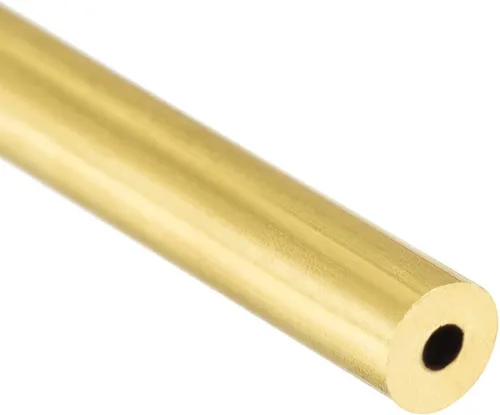 Miniatura 3 de uxcell Tubo redondo de latón, 11.811 in de longitud 0.118 in de diámetro exterior de 0.039 in de grosor de pared, tubo recto sin costuras, 3 piezas
