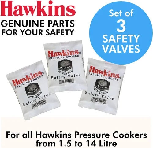 Miniatura 2 de Hawkins B1010 Válvula de seguridad de olla a presión de 3 piezas - B1010-3pcSet