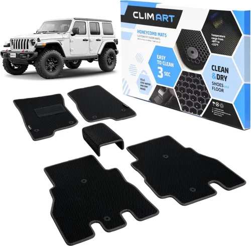 Miniatura 9 de CLIM ART WaterTrap FL011417021 - Alfombrillas de automóvil de ajuste personalizado para Honda CR-V 2017-2022, primera y 2ª fila, alfombrillas