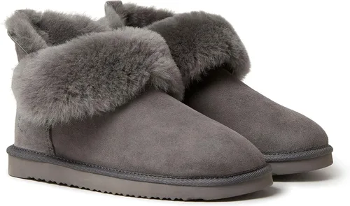 Miniatura 3 de Dearfoams Fireside Perth Shearling - Pantuflas de bota, forro de piel de oveja, para mujer