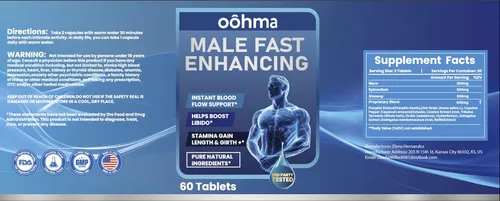 Miniatura 6 de Nuevo suplemento masculino para mejorar, diseñado para ser de acción rápida para que el flujo sanguíneo gane longitud y circunferencia +