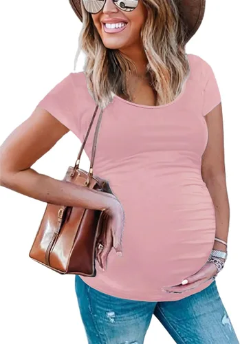 Miniatura 7 de Peauty Women's Maternity Side Ruched Shirts