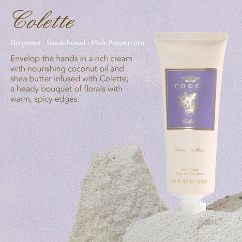 Miniatura 3 de Tocca Crema de Mano Luxe, Crema de manos Colette, 4 onzas, bergamota, sándalo, pimienta rosa, hidratante, de rápida absorción