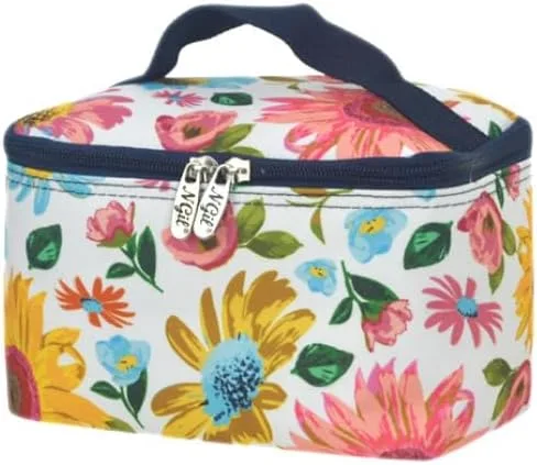Miniatura 46 de NGIL Bolsa de cosméticos de viaje, bolsa organizadora de maquillaje para mujeres y niñas, Azul Rey Diamantina, Casual
