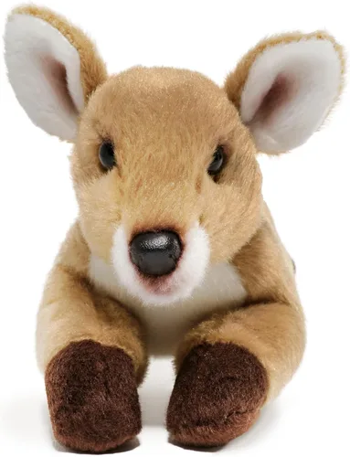 Bearington Lil' Ember - Peluche de ciervo para bebé, de 9 pulgadas, de piel sintética suave y realista con ojos brillantes, regalo para niños, niños