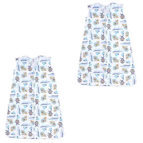 Miniatura 18 de Luvable Friends - Saco de dormir para bebé sin mangas, diseño unisex, Saco de dormir de algodón sin mangas, saco de dormir, manta, 18-24 meses