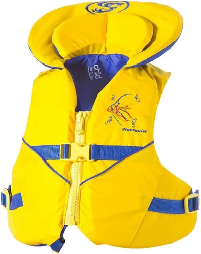 Stohlquist Chaleco salvavidas para niños, aprobado por la Guardia Costera de Estados Unidos, chaleco salvavidas tipo III (30-50 libras) para niños y