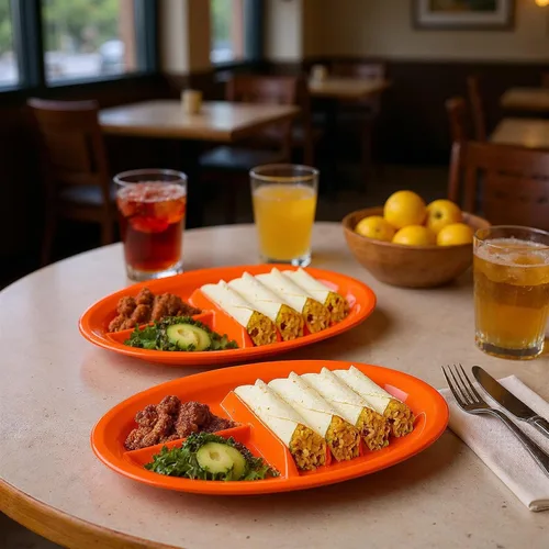 Miniatura 4 de 10 platos de plástico para tacos para fiestas, platos de tacos de plástico con divisores, soporte grande para tacos con 2 áreas de inmersión